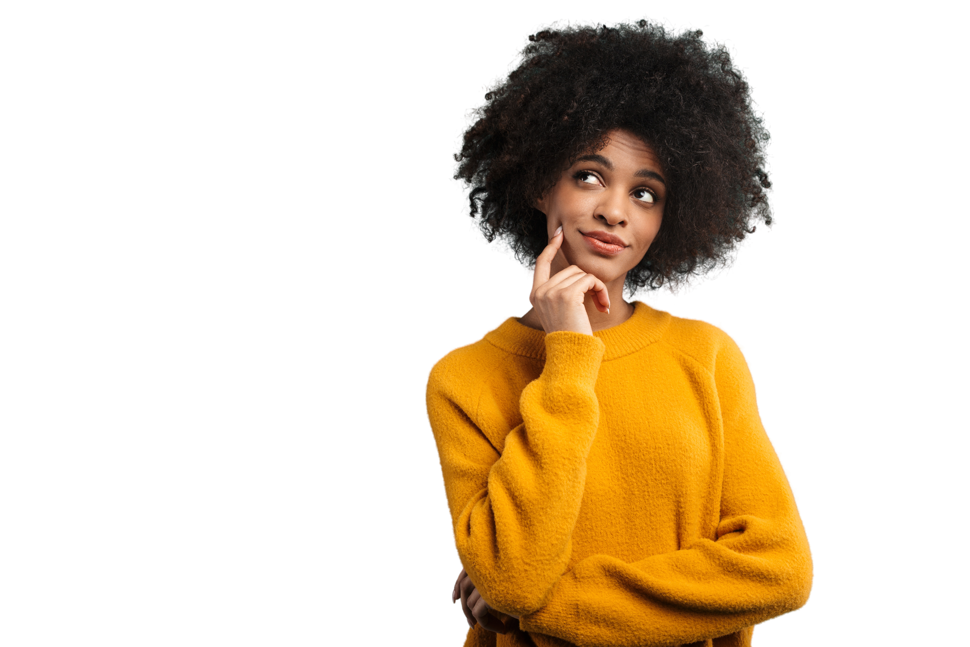 Portrait of a Smiling Young African Woman